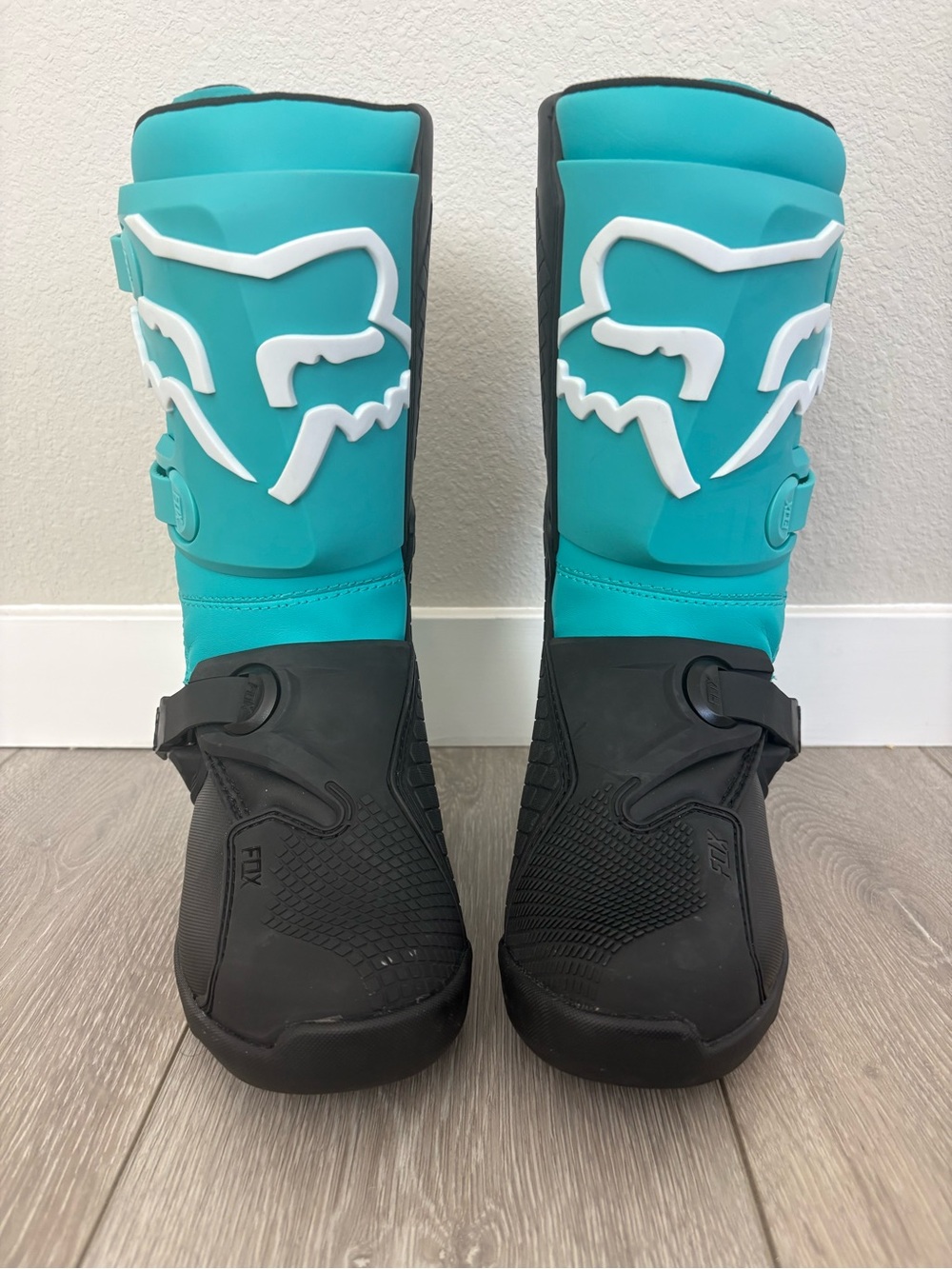 Fox Racing Youth Comp Boots Blue | Size Youth3 NEW